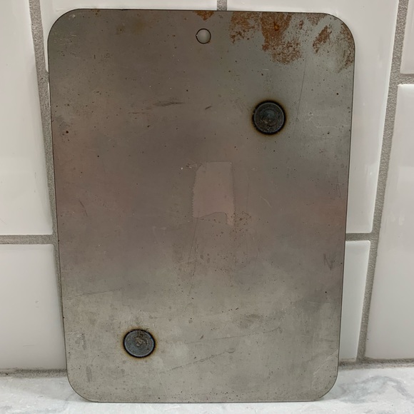 Handmade Recycled Metal Letter I Sign - Picture 4 of 4